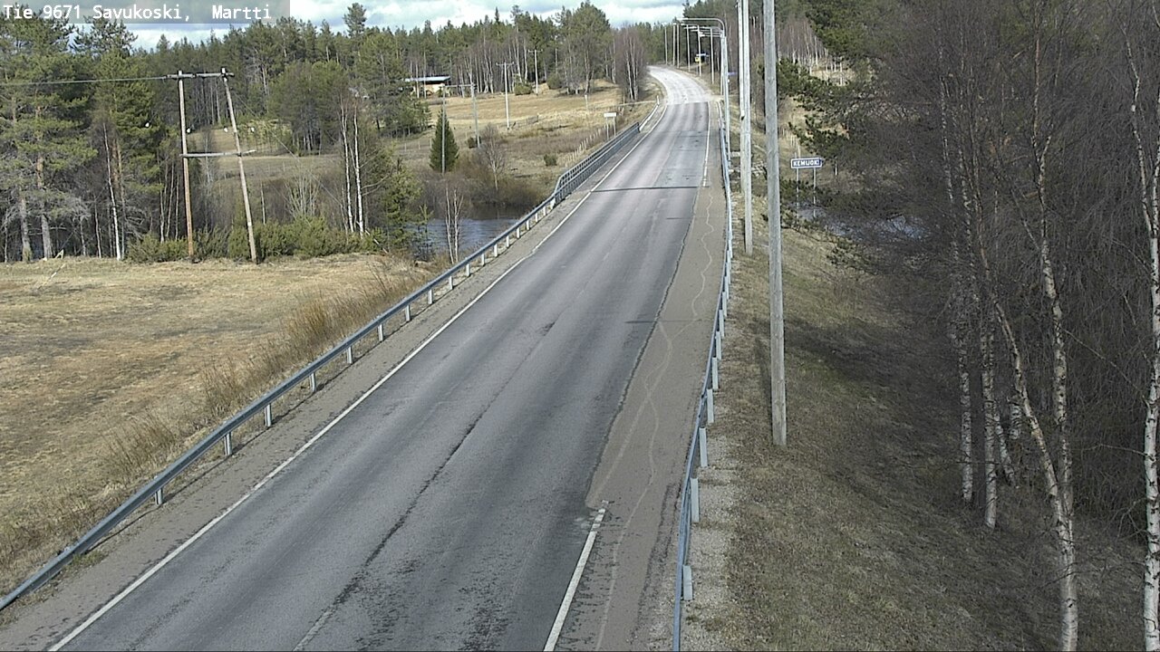 Weather Camera Image Road 9671 Savukoski, Martti, Savukoski, Lappi