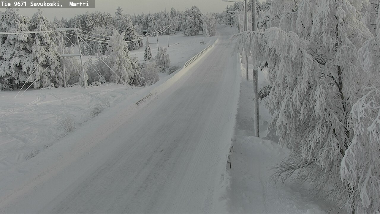 Weather Camera Image Väg 9671 Savukoski, Martti, Savukoski, Lappi