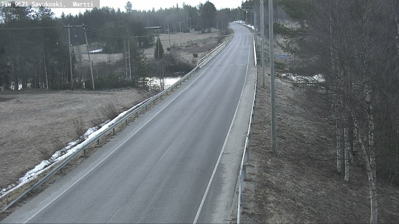 Weather Camera Image Väg 9671 Savukoski, Martti, Savukoski, Lappi