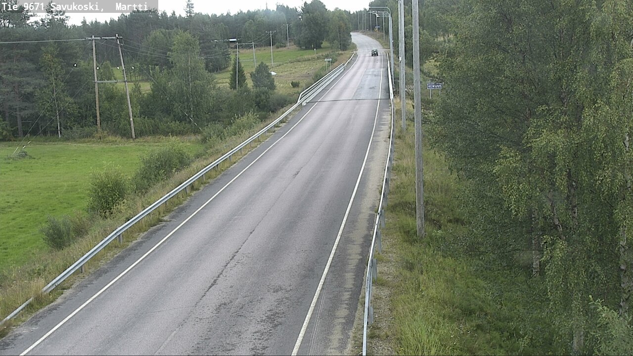 Weather Camera Image Road 9671 Savukoski, Martti, Savukoski, Lappi