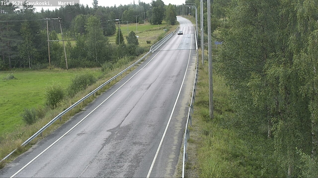 Weather Camera Image Road 9671 Savukoski, Martti, Savukoski, Lappi