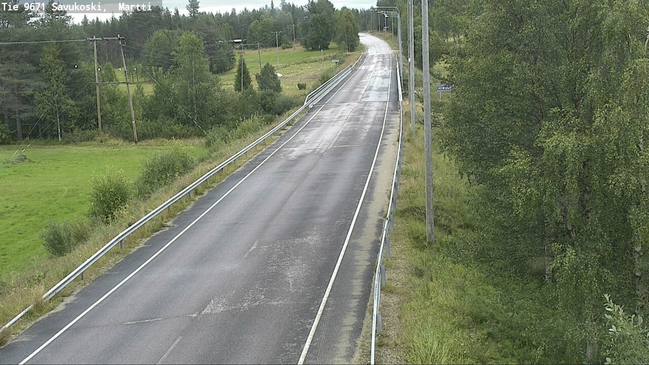 Weather Camera Image Road 9671 Savukoski, Martti, Savukoski, Lappi