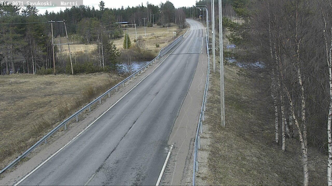 Weather Camera Image Road 9671 Savukoski, Martti, Savukoski, Lappi