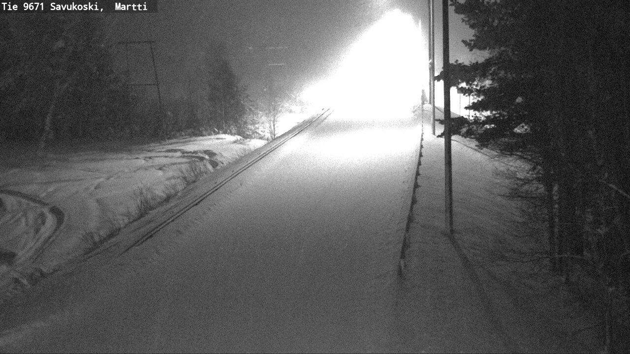 Weather Camera Image Väg 9671 Savukoski, Martti, Savukoski, Lappi