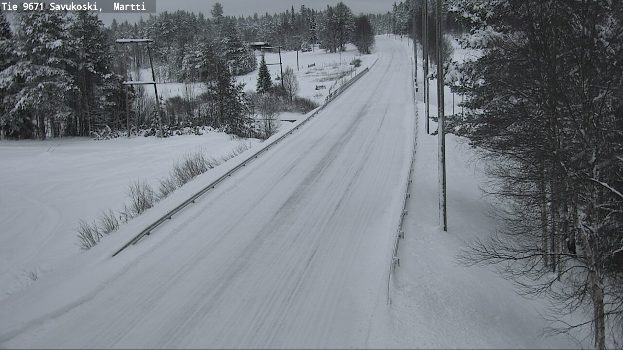 Weather Camera Image Väg 9671 Savukoski, Martti, Savukoski, Lappi