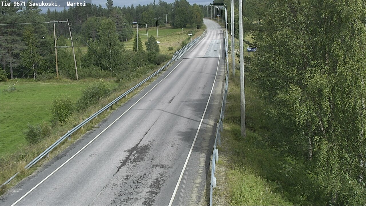 Weather Camera Image Road 9671 Savukoski, Martti, Savukoski, Lappi