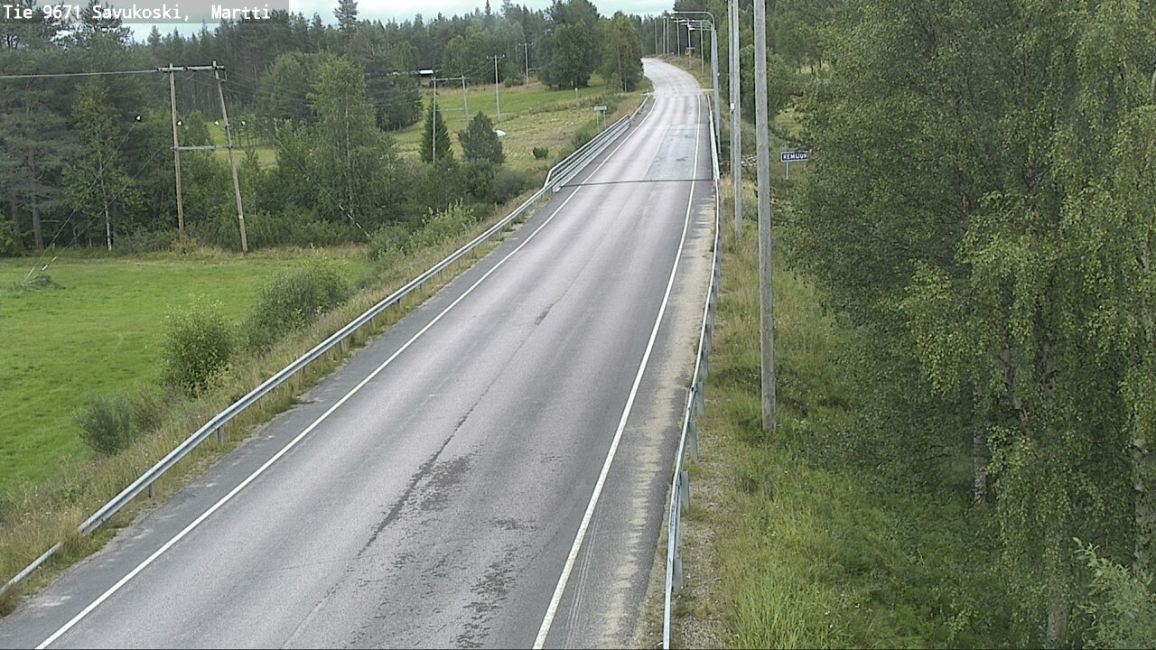 Weather Camera Image Road 9671 Savukoski, Martti, Savukoski, Lappi