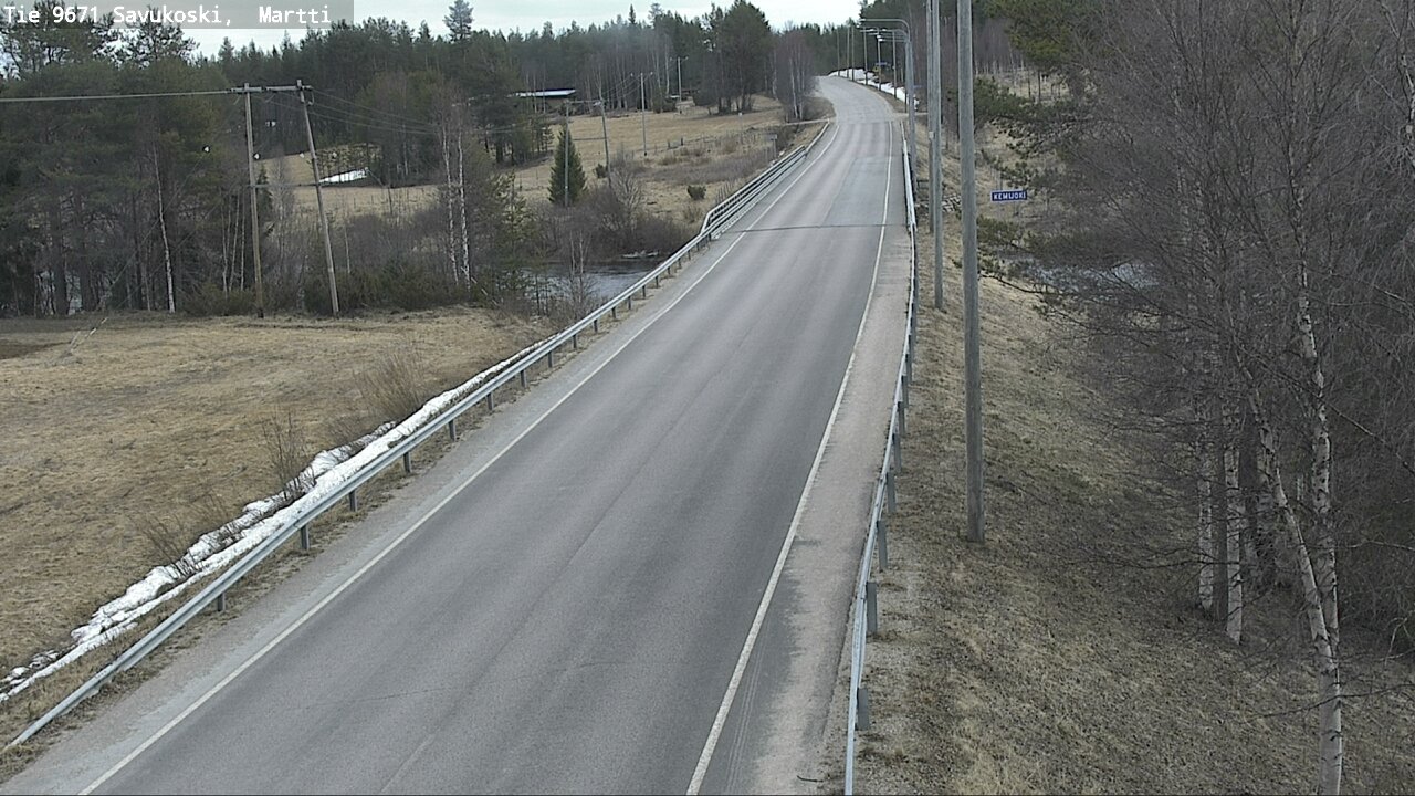 Weather Camera Image Väg 9671 Savukoski, Martti, Savukoski, Lappi