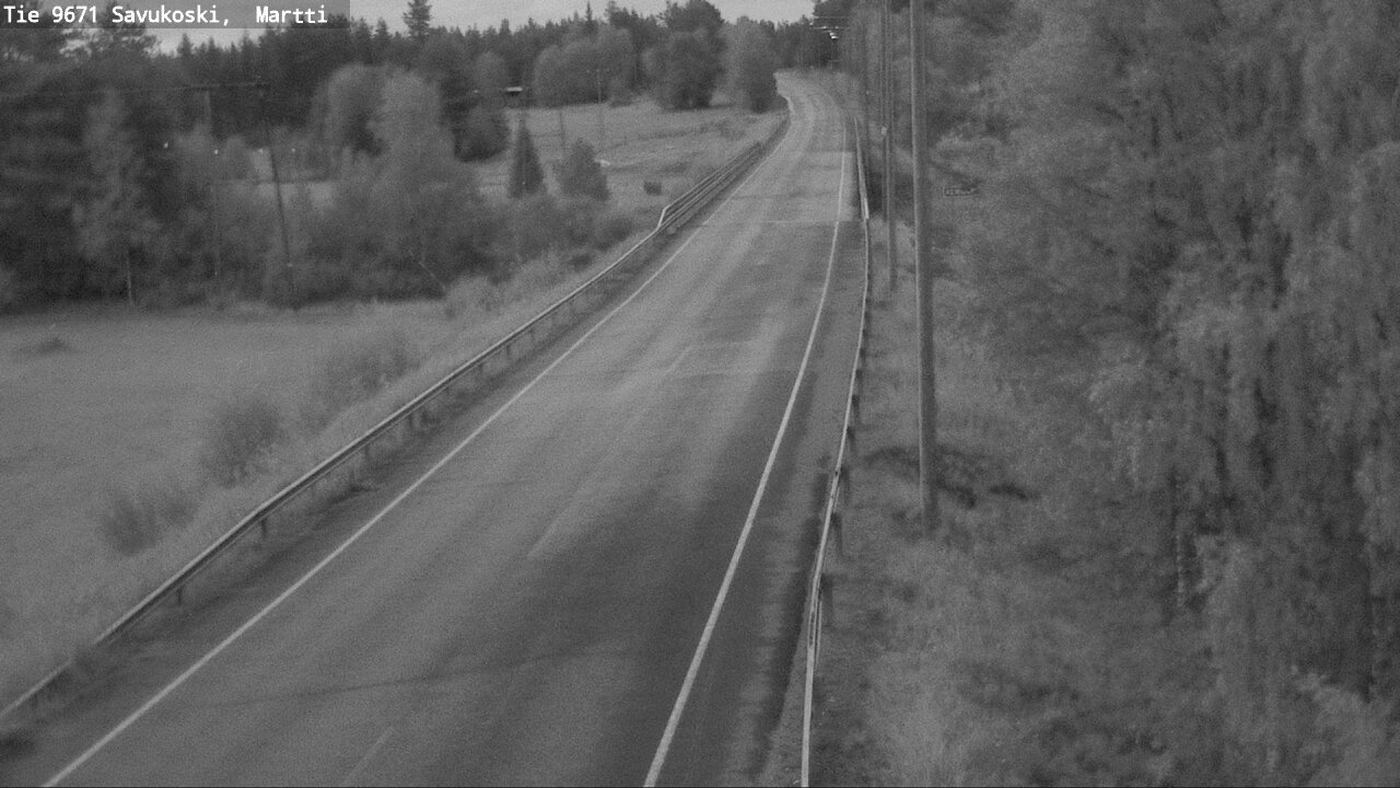 Weather Camera Image Road 9671 Savukoski, Martti, Savukoski, Lappi