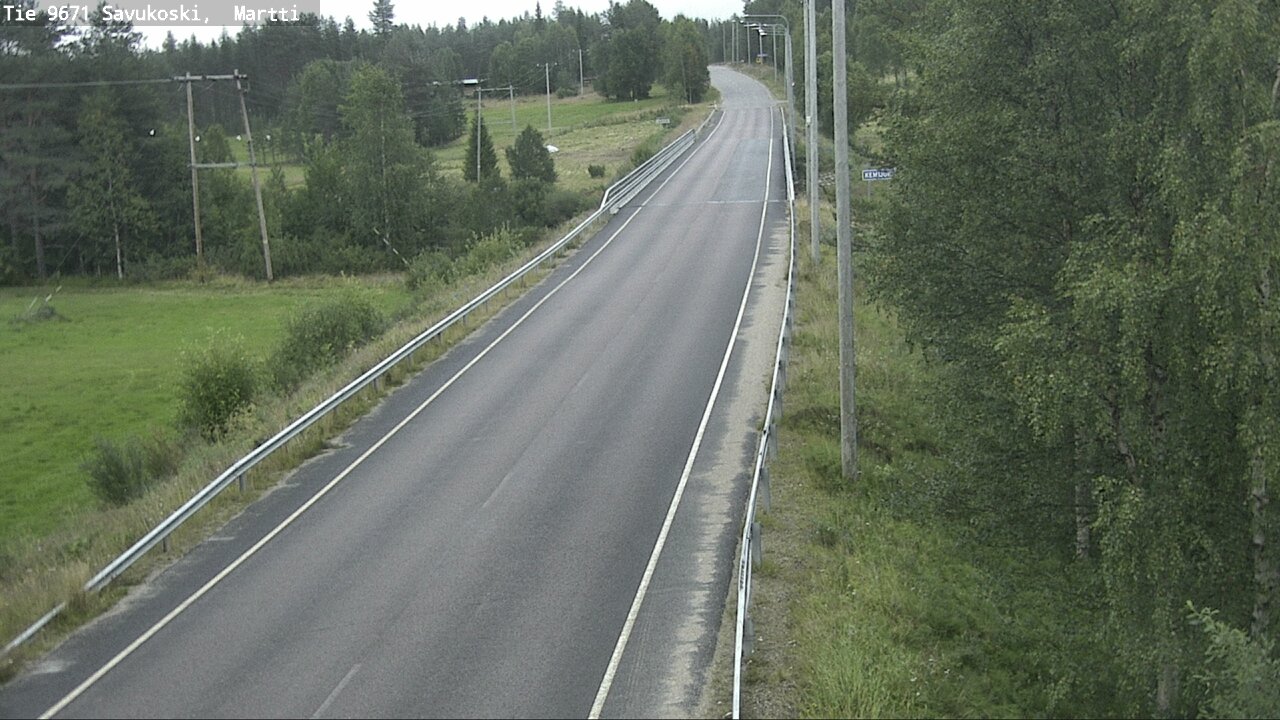Weather Camera Image Road 9671 Savukoski, Martti, Savukoski, Lappi