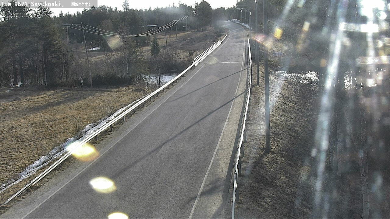 Weather Camera Image Väg 9671 Savukoski, Martti, Savukoski, Lappi