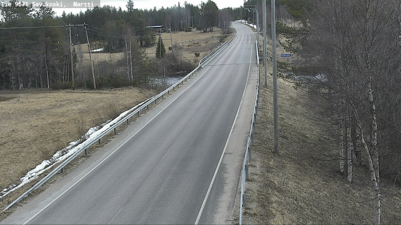 Weather Camera Image Väg 9671 Savukoski, Martti, Savukoski, Lappi