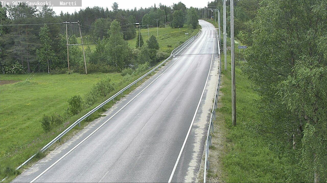 Weather Camera Image Road 9671 Savukoski, Martti, Savukoski, Lappi