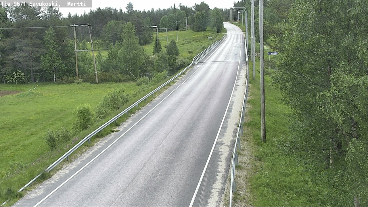 Weather Camera Image Road 9671 Savukoski, Martti, Savukoski, Lappi