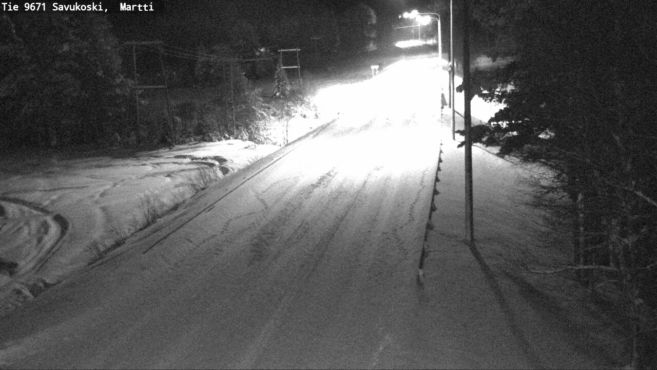 Weather Camera Image Väg 9671 Savukoski, Martti, Savukoski, Lappi