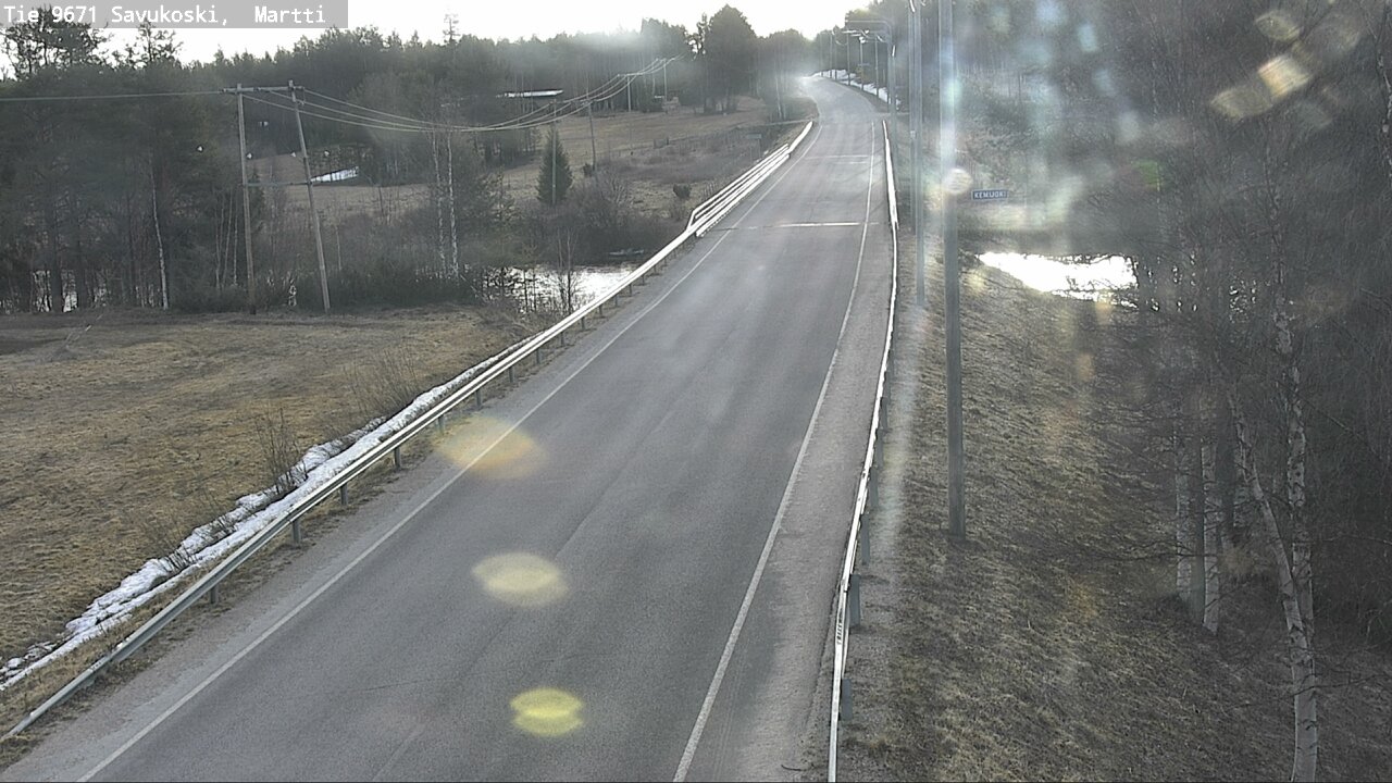 Weather Camera Image Väg 9671 Savukoski, Martti, Savukoski, Lappi