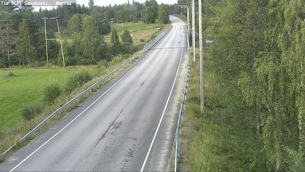 Weather Camera Image Road 9671 Savukoski, Martti, Savukoski, Lappi