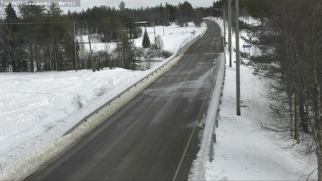 Weather Camera Image Road 9671 Savukoski, Martti, Savukoski, Lappi
