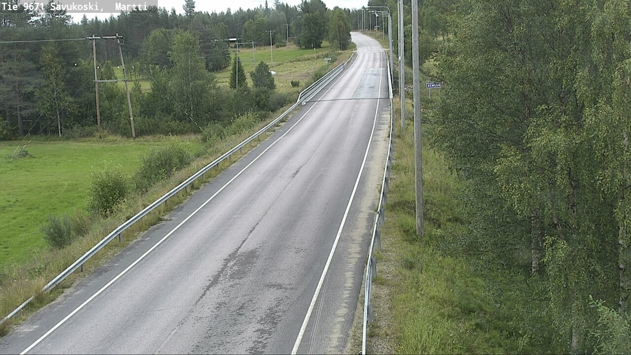 Weather Camera Image Road 9671 Savukoski, Martti, Savukoski, Lappi