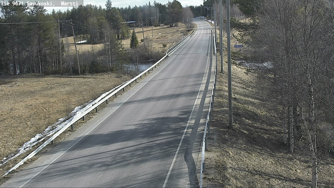Weather Camera Image Väg 9671 Savukoski, Martti, Savukoski, Lappi