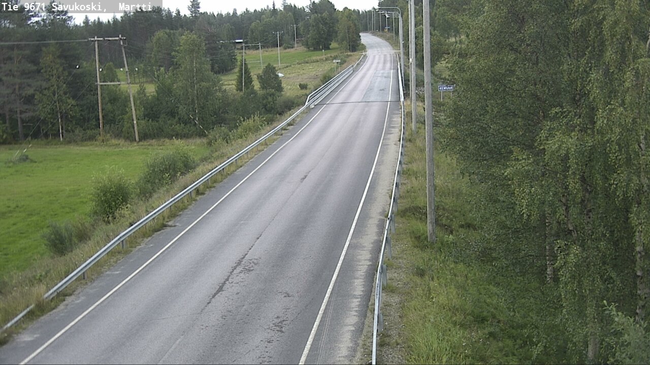 Weather Camera Image Road 9671 Savukoski, Martti, Savukoski, Lappi