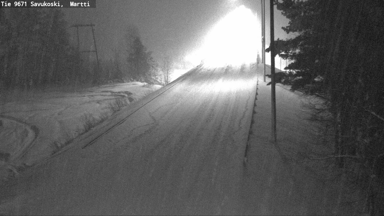 Weather Camera Image Väg 9671 Savukoski, Martti, Savukoski, Lappi