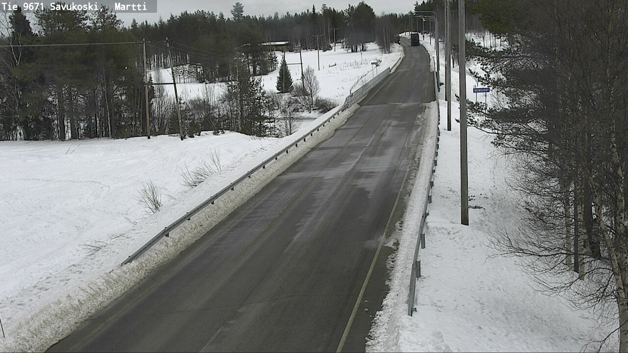 Weather Camera Image Road 9671 Savukoski, Martti, Savukoski, Lappi