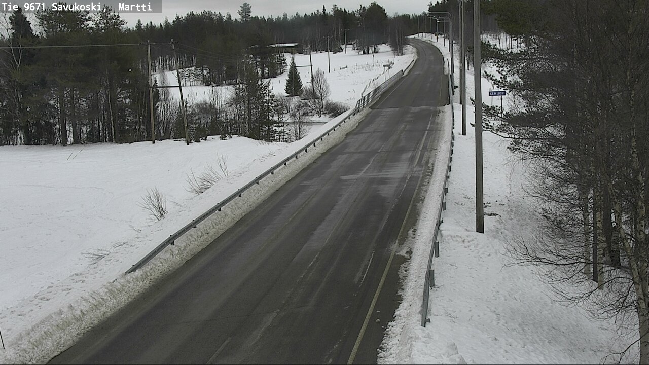 Weather Camera Image Road 9671 Savukoski, Martti, Savukoski, Lappi