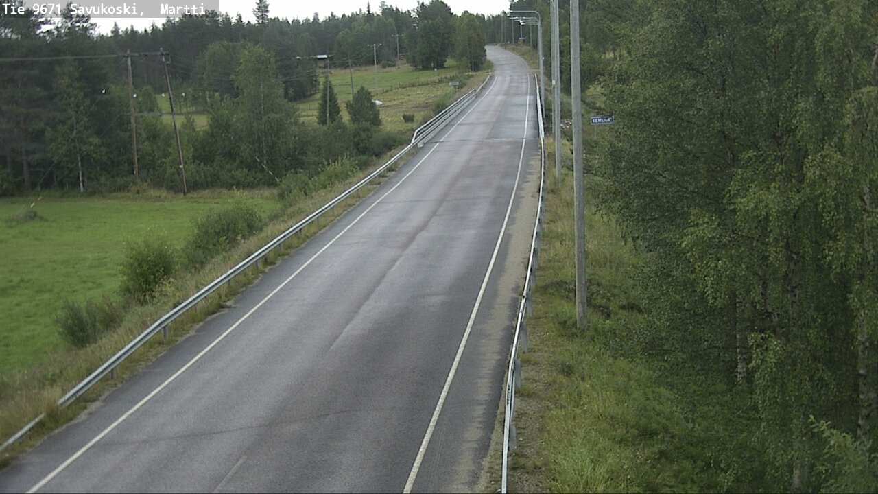 Weather Camera Image Road 9671 Savukoski, Martti, Savukoski, Lappi
