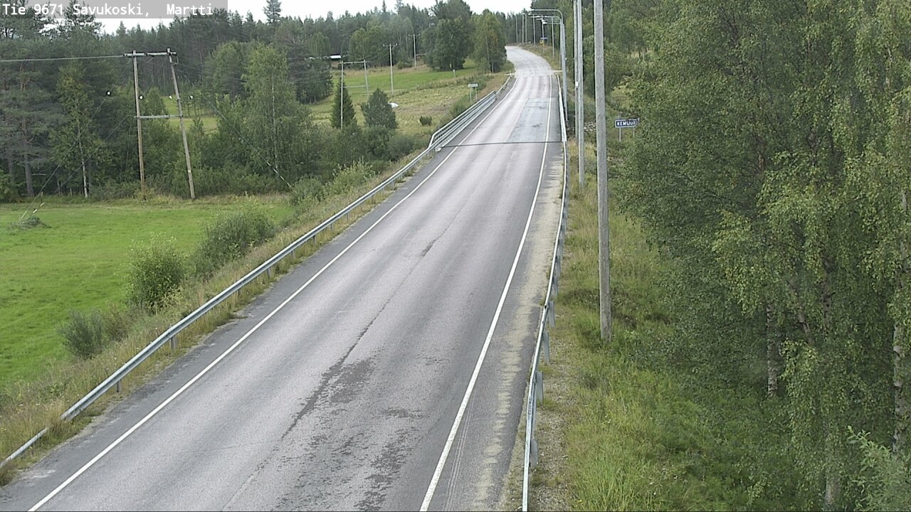 Weather Camera Image Road 9671 Savukoski, Martti, Savukoski, Lappi