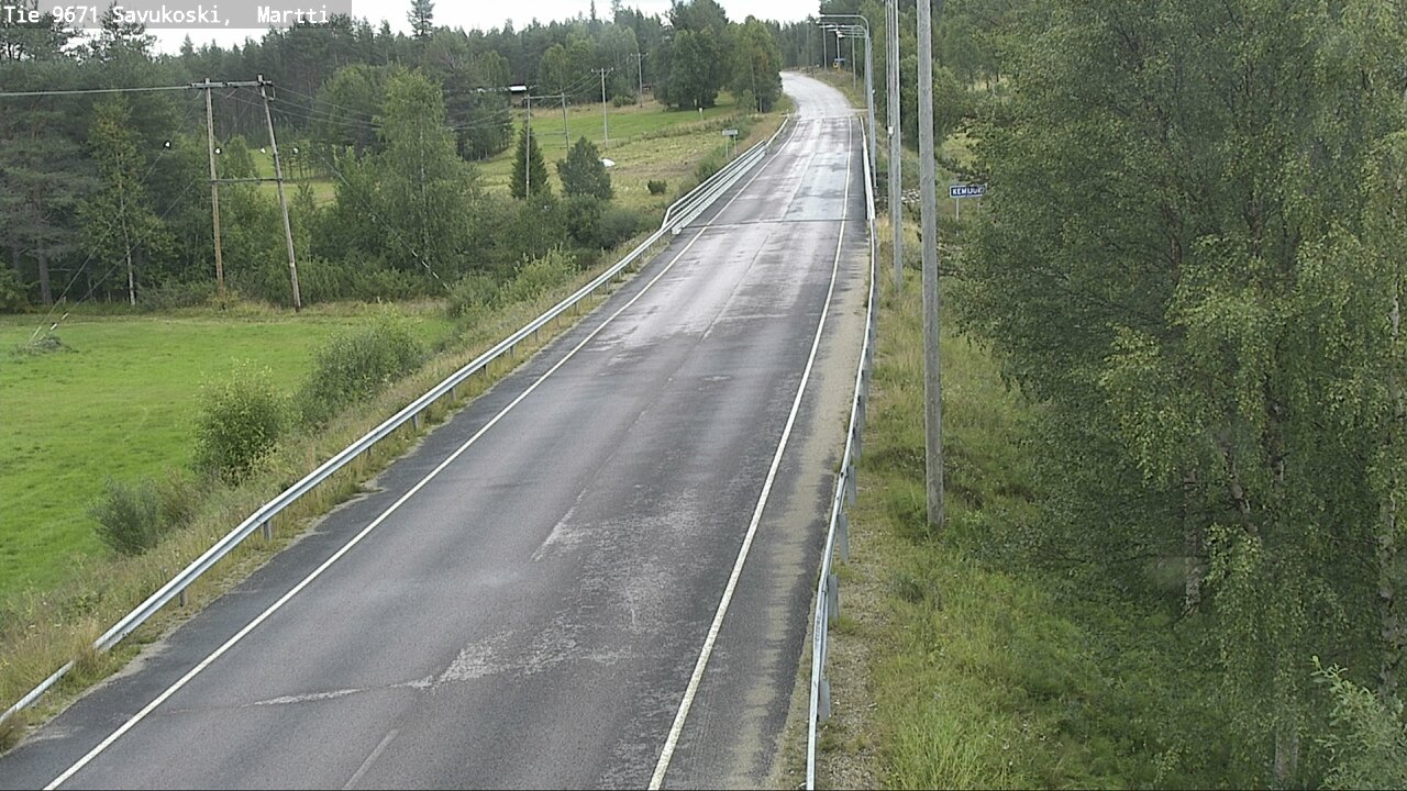 Weather Camera Image Road 9671 Savukoski, Martti, Savukoski, Lappi