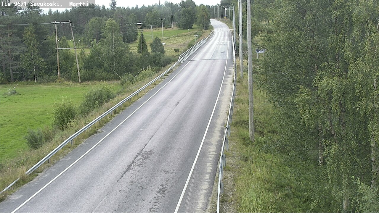 Weather Camera Image Road 9671 Savukoski, Martti, Savukoski, Lappi