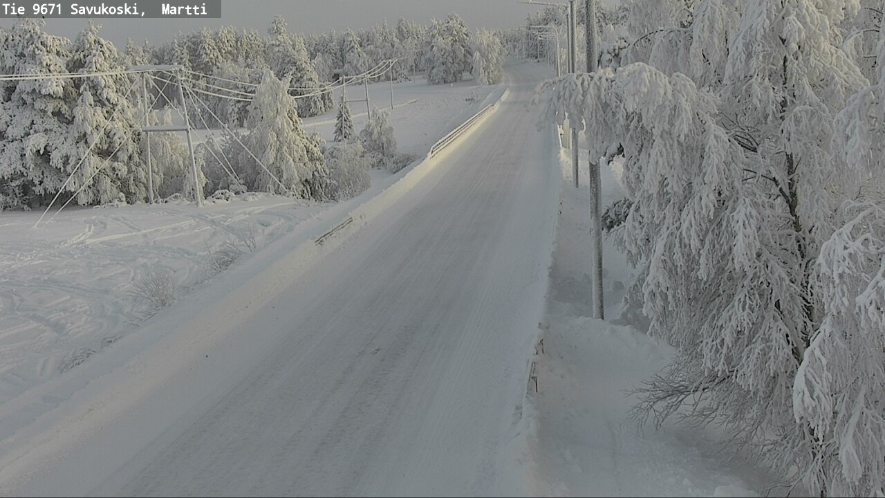 Weather Camera Image Road 9671 Savukoski, Martti, Savukoski, Lappi