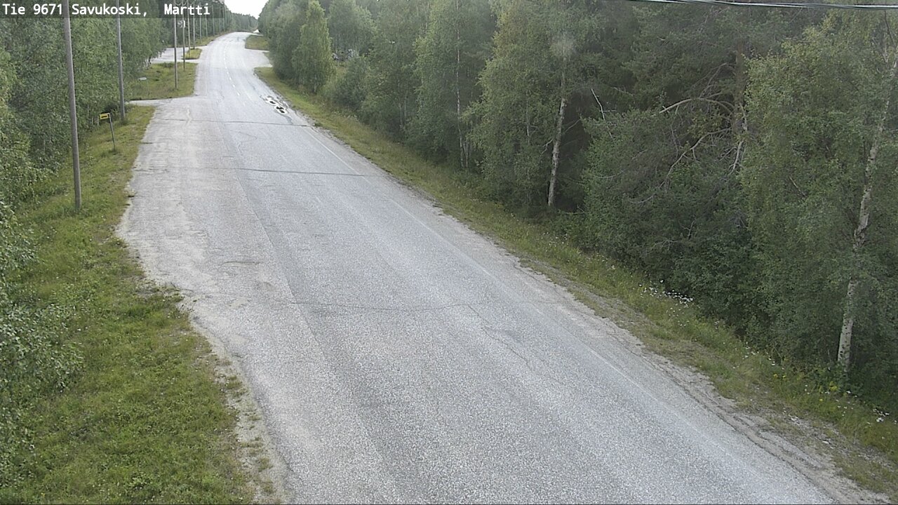 Weather Camera Image Road 9671 Savukoski, Martti, Savukoski, Lappi