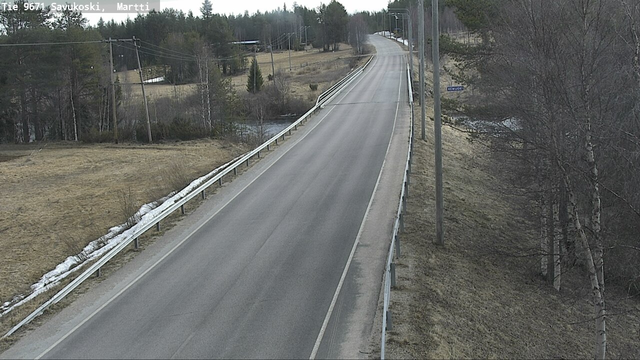 Weather Camera Image Väg 9671 Savukoski, Martti, Savukoski, Lappi