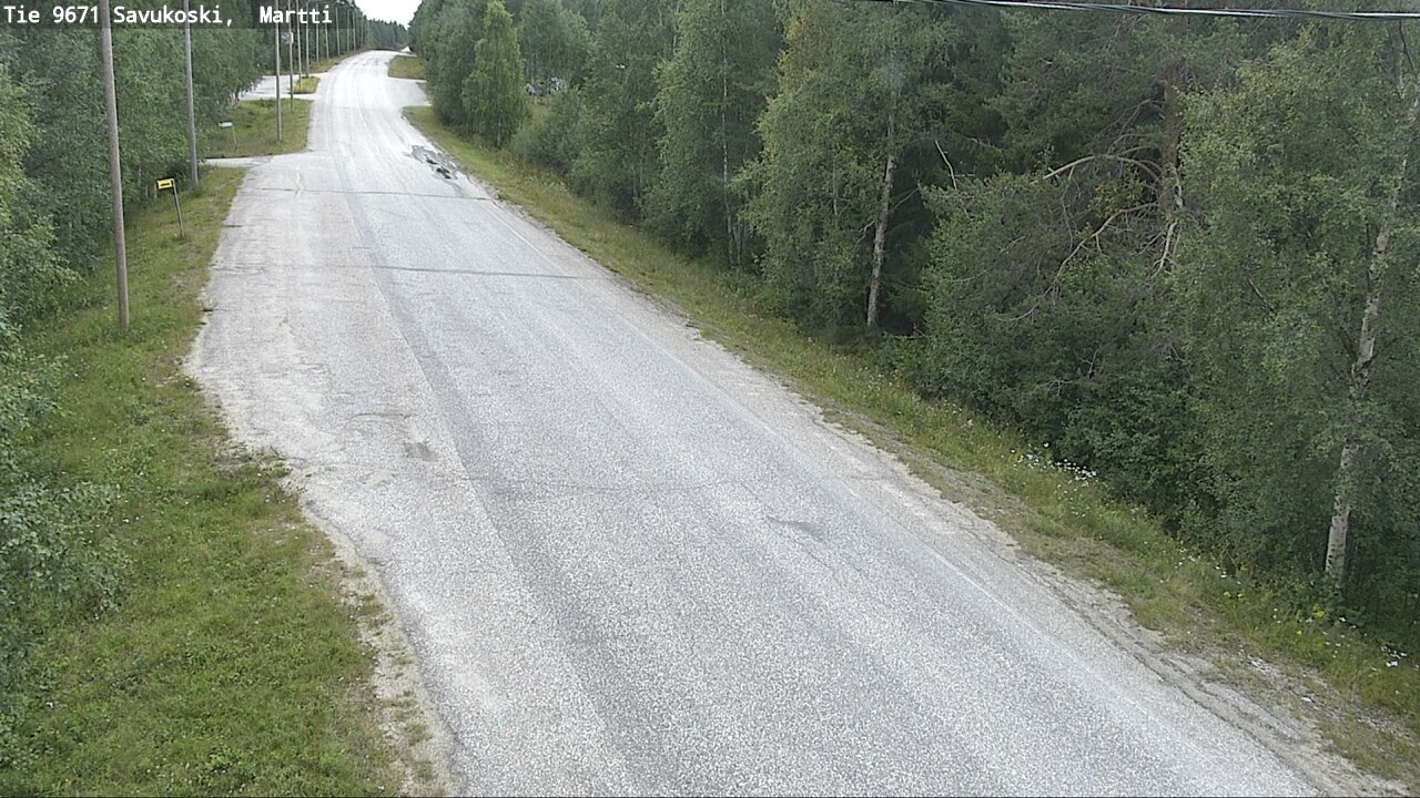 Weather Camera Image Road 9671 Savukoski, Martti, Savukoski, Lappi
