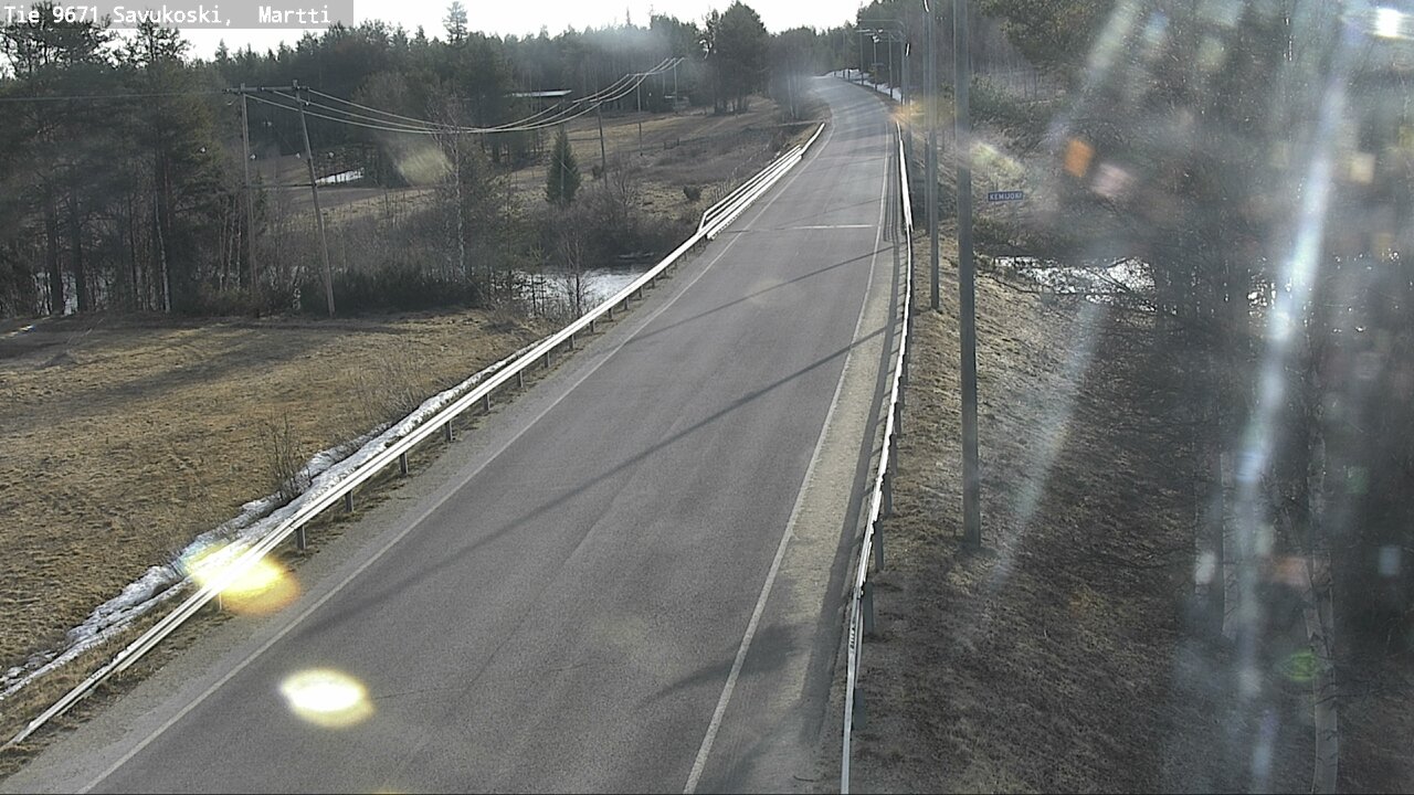 Weather Camera Image Väg 9671 Savukoski, Martti, Savukoski, Lappi