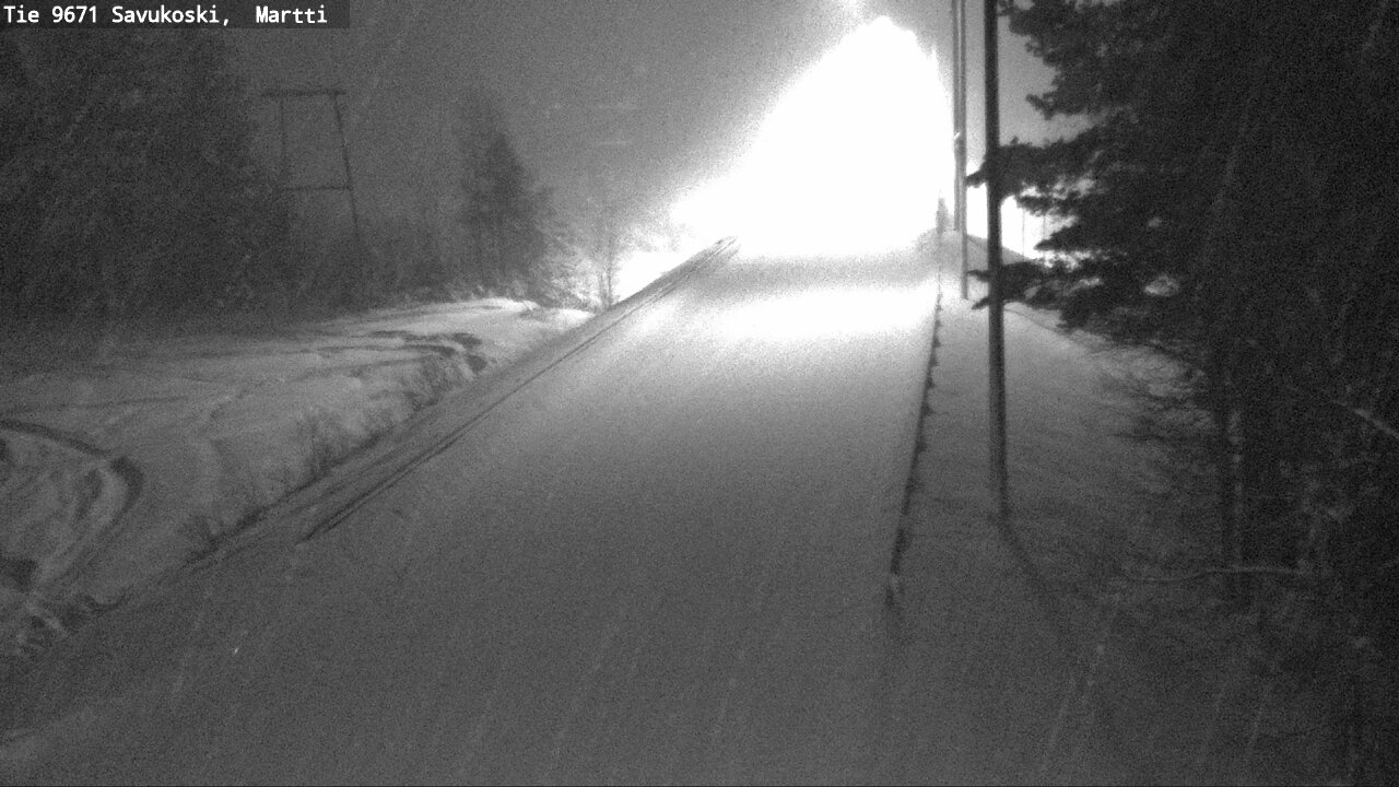 Weather Camera Image Väg 9671 Savukoski, Martti, Savukoski, Lappi