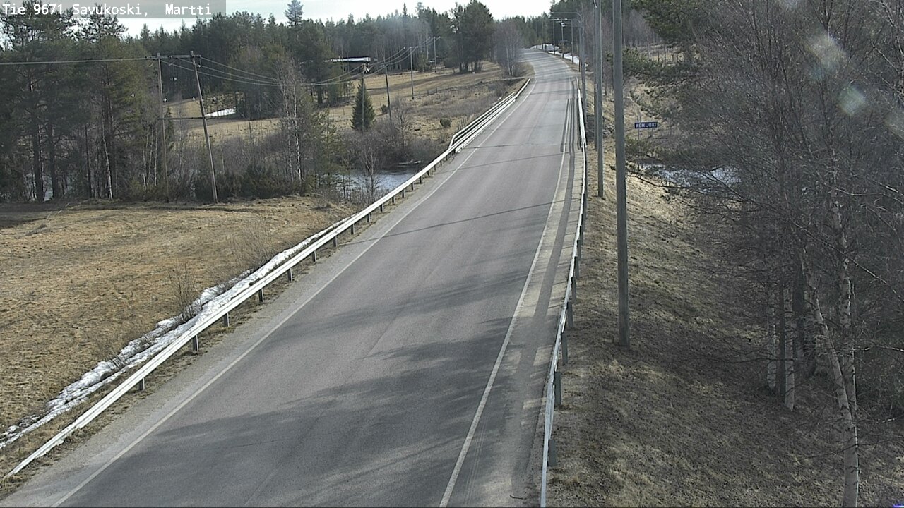 Weather Camera Image Väg 9671 Savukoski, Martti, Savukoski, Lappi