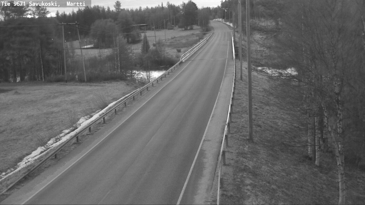 Weather Camera Image Väg 9671 Savukoski, Martti, Savukoski, Lappi