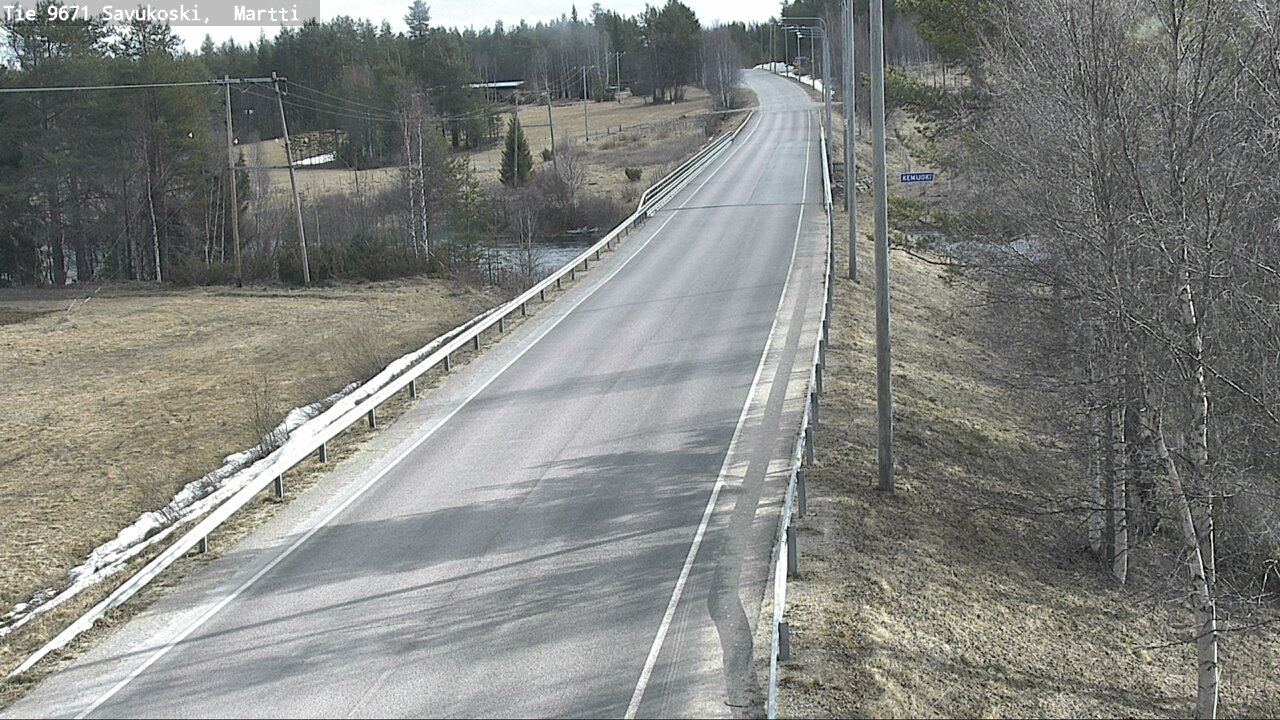 Weather Camera Image Väg 9671 Savukoski, Martti, Savukoski, Lappi