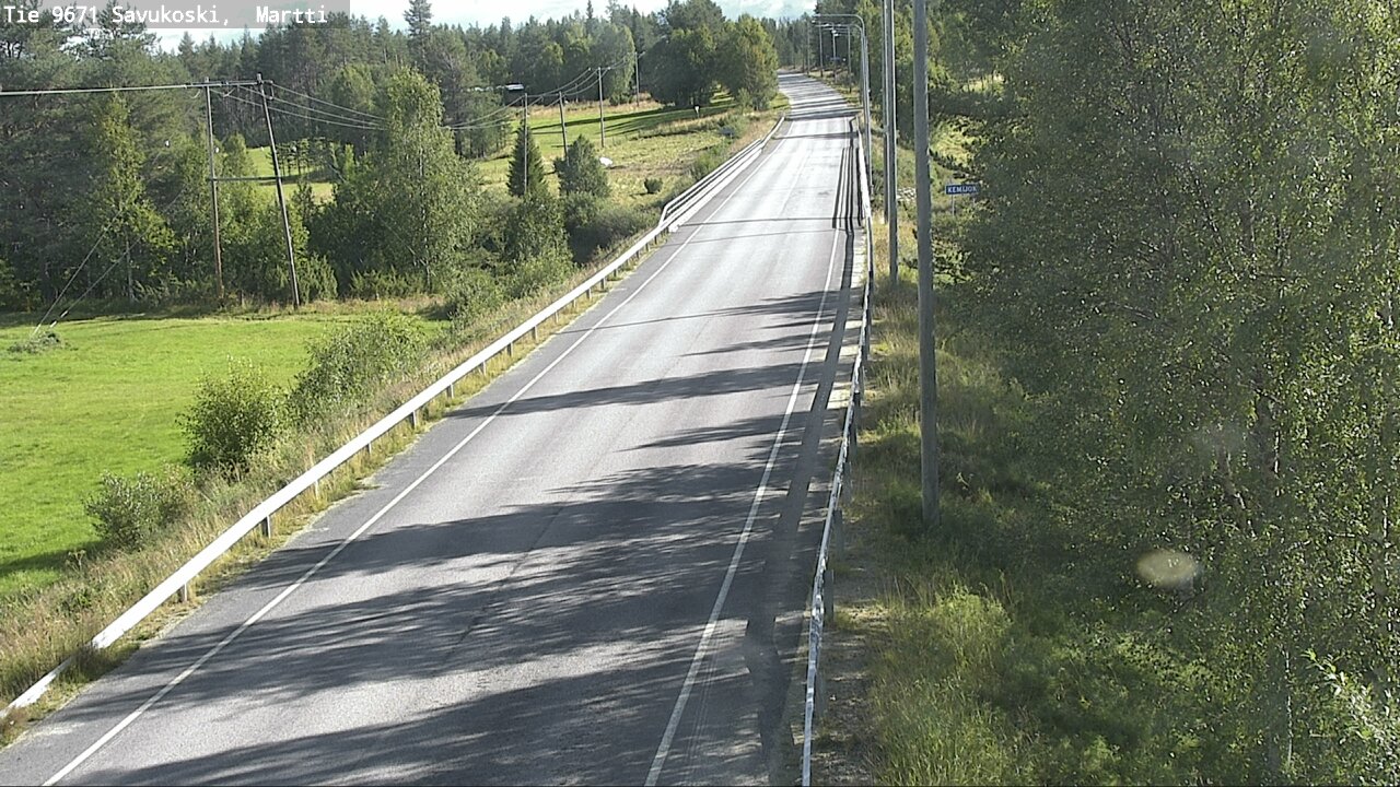 Weather Camera Image Väg 9671 Savukoski, Martti, Savukoski, Lappi