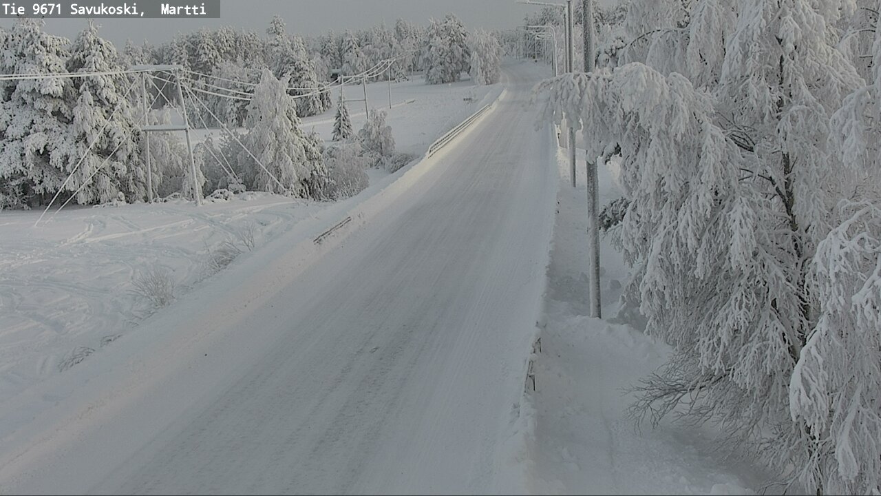 Weather Camera Image Road 9671 Savukoski, Martti, Savukoski, Lappi