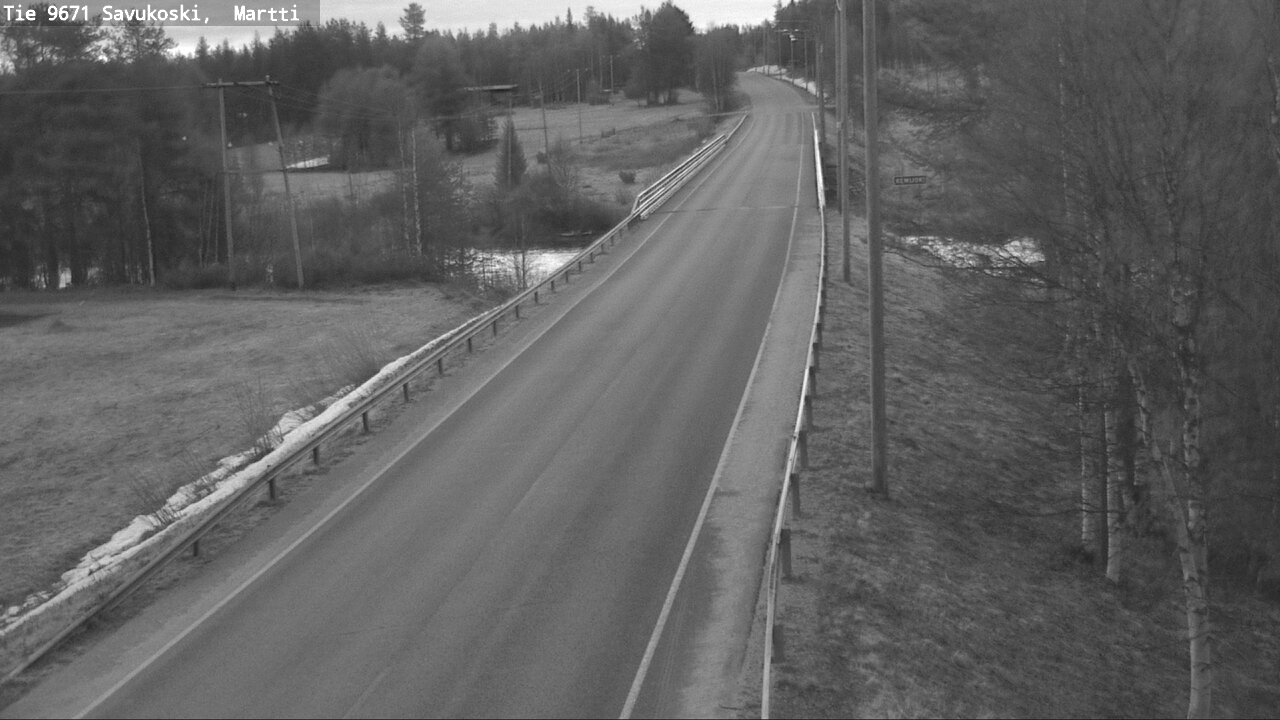 Weather Camera Image Väg 9671 Savukoski, Martti, Savukoski, Lappi