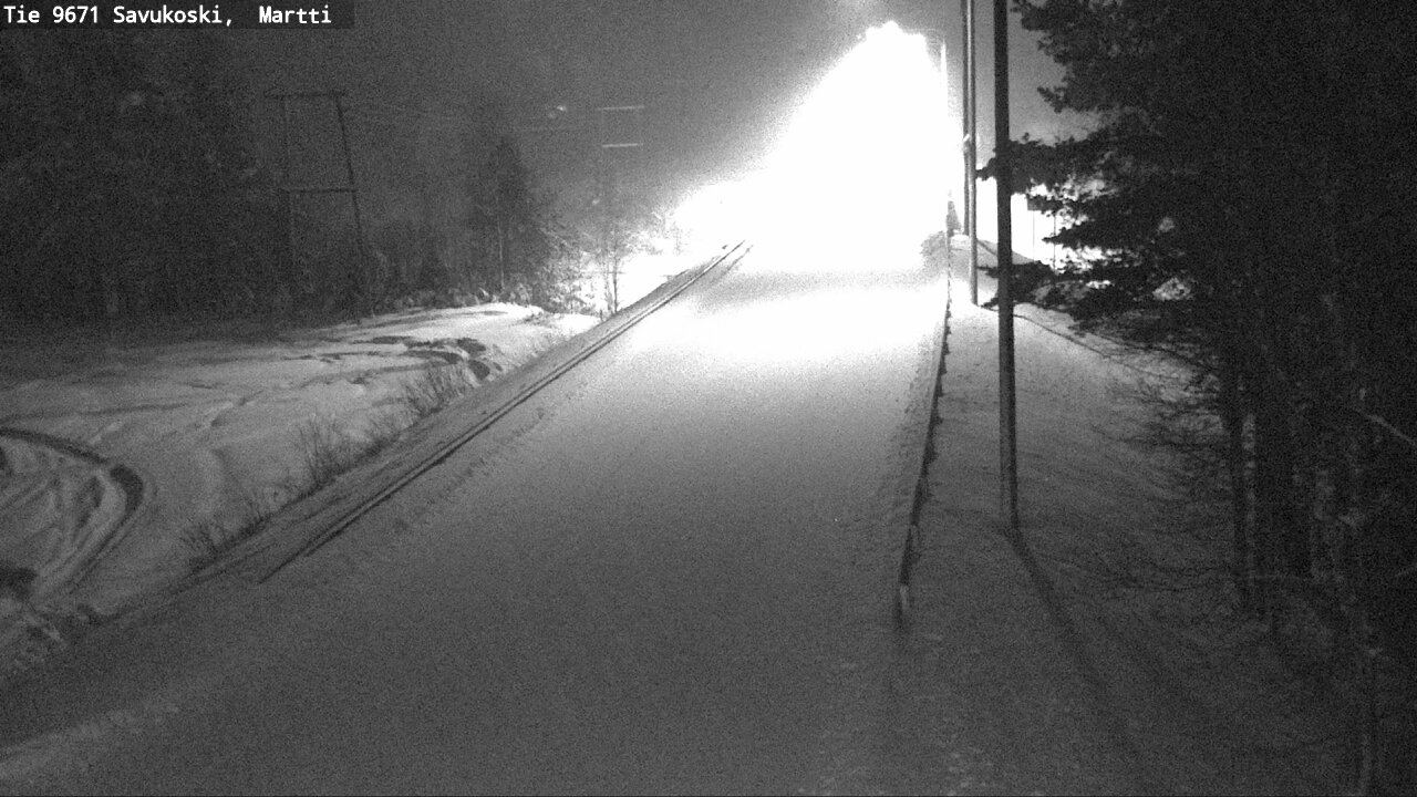 Weather Camera Image Väg 9671 Savukoski, Martti, Savukoski, Lappi