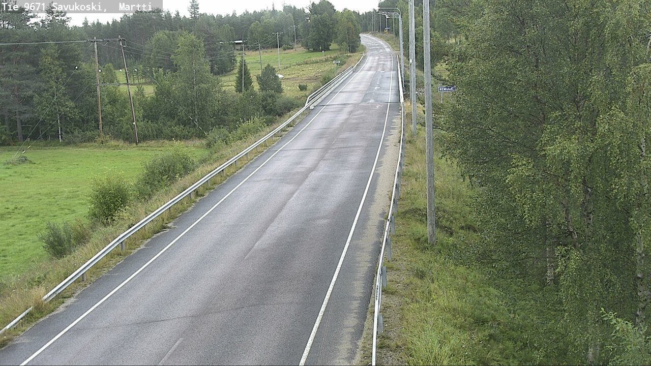 Weather Camera Image Road 9671 Savukoski, Martti, Savukoski, Lappi