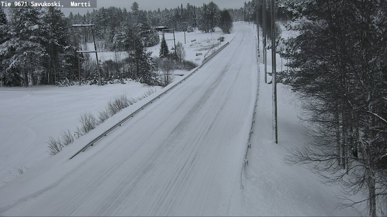 Weather Camera Image Väg 9671 Savukoski, Martti, Savukoski, Lappi