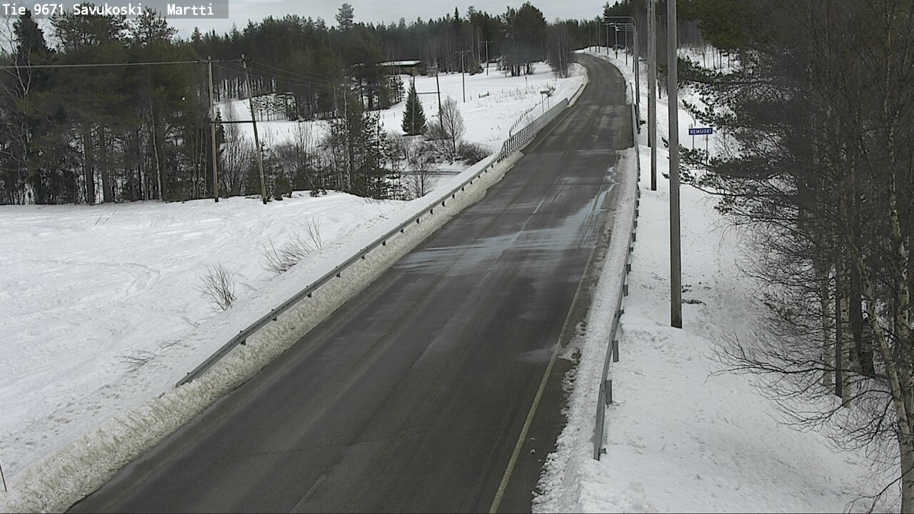 Weather Camera Image Road 9671 Savukoski, Martti, Savukoski, Lappi