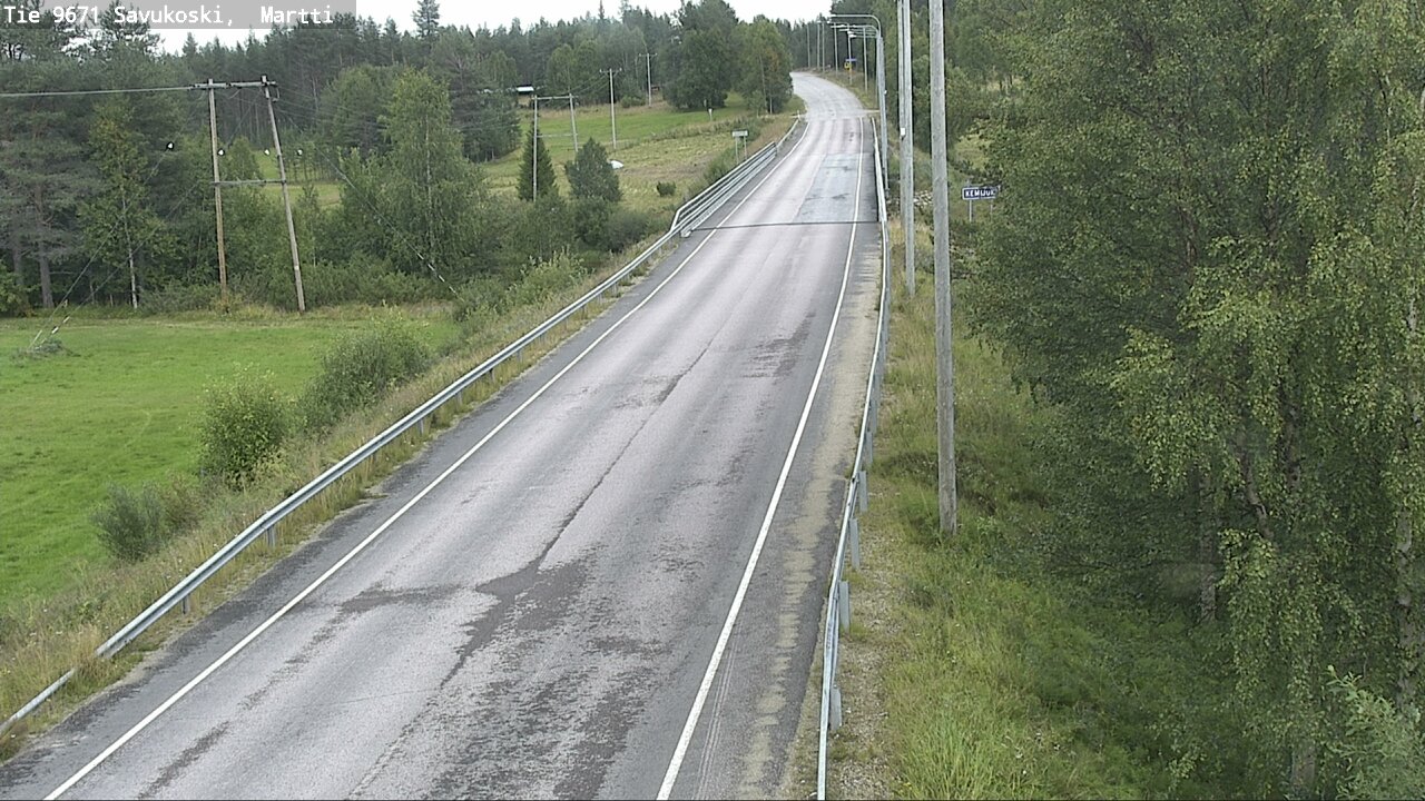 Weather Camera Image Road 9671 Savukoski, Martti, Savukoski, Lappi