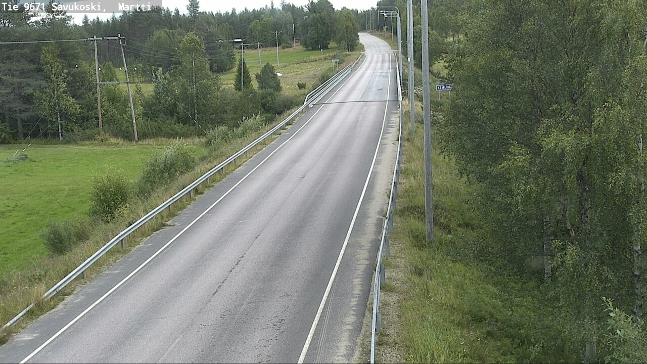 Weather Camera Image Väg 9671 Savukoski, Martti, Savukoski, Lappi